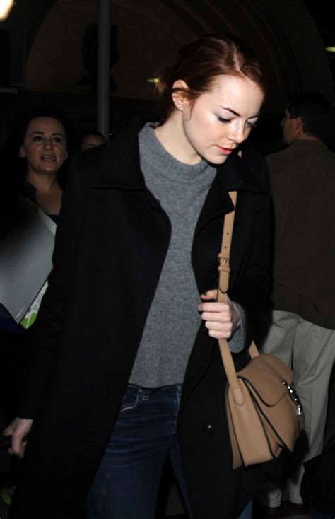 Emma Stone At Lax Airport January 2015