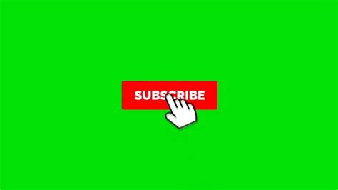 Subscribe Click Button Animation Youtube