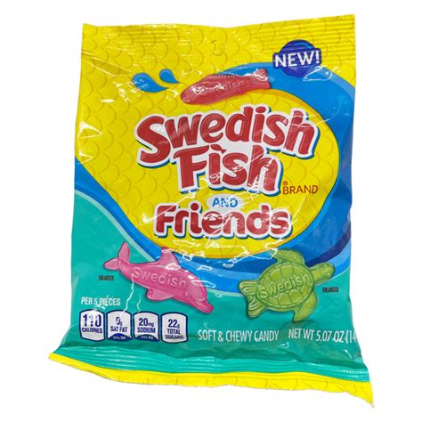 Swedish Fish And Friends 507 Oz Bag All City Candy