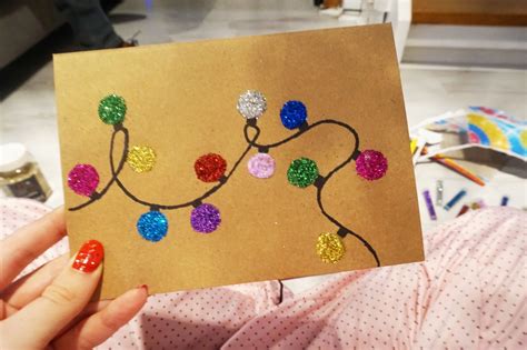 See more ideas about glitter, card making, card making tutorials. Last minute DIY Christmas cards | The Girl with the Big Hair