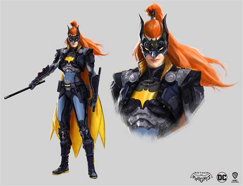 Batgirl Shinobi Suit Art Gotham Knights Art Gallery