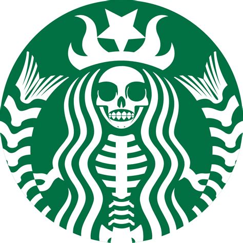 Download Skeleton Starbucks Logo Png Starbucks Skeleton Logo Png