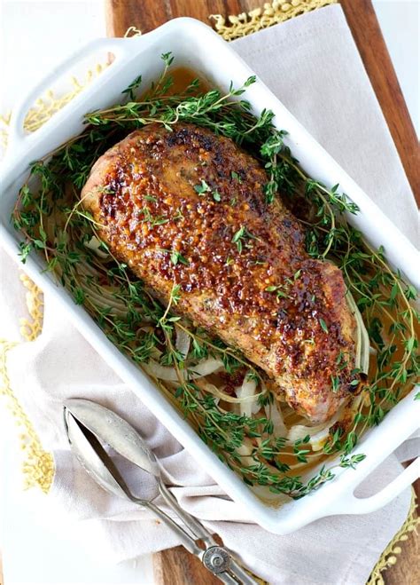 A generous amount of smoked paprika forms a nice crust on the pork as it sears in the pan, while also contributing big, bold, smoky flavor. Honey Dijon Roasted Pork Tenderloin - The Seasoned Mom