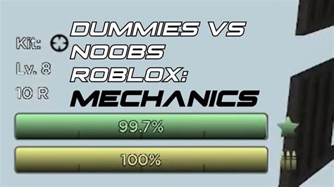 Dummies Vs Noobs Roblox Mechanics Youtube