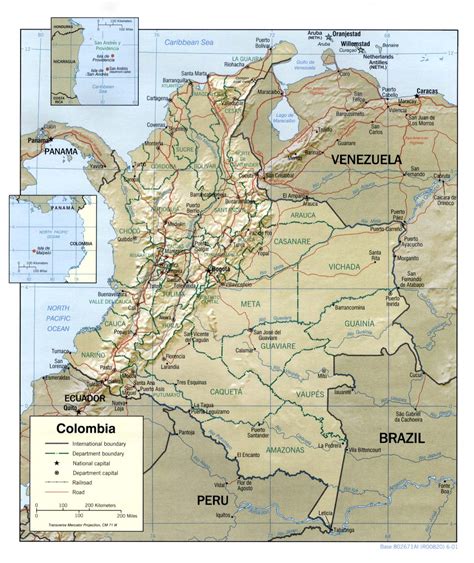 Mapas GeogrÁficos Da ColÔmbia Geografia Total™