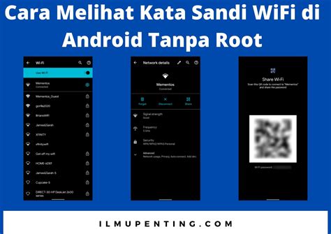 Cara Melihat Kata Sandi WiFi yang Tersimpan di Android