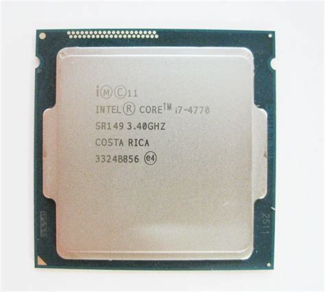 Intel Core I7 4770 34ghz 8m 50gts Lga 1150 Sr147 Cpu Desktop