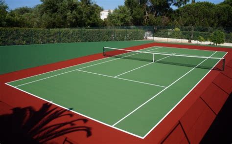 Acrilyc Hard Tennis Court Renovation Algarvtennis Tennis Court