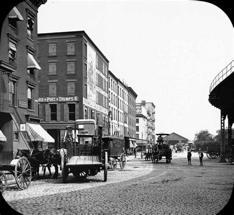 1880 1910 lower manhattan coentie s slip viewed from pearl st interesting signage and erie
