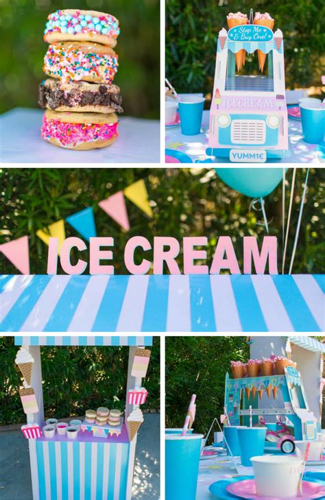Ice Cream Party Inspirations Birthday Party Ideas For Kids