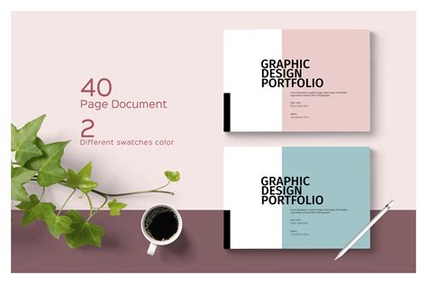 Graphic Design Portfolio Template Desain Portofolio P