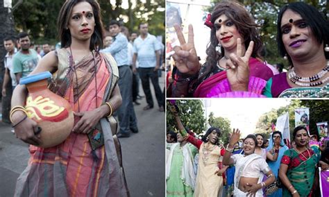 transgender bangladeshis known as hijras hold dhaka s first ever pride parade daily mail online