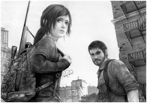 Ellie And Joel The Last Of Us By Paulocarriel On Deviantart