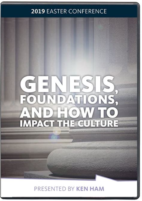 Genesis Foundations And How To Impact The Culture Dvd Aig
