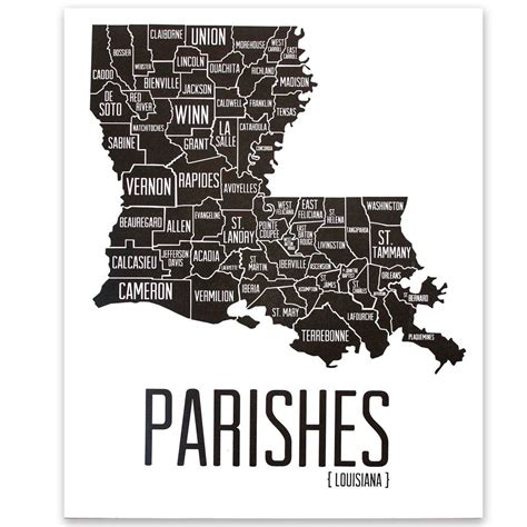 Parish Print Louisiana Parishes Louisiana History Louisiana
