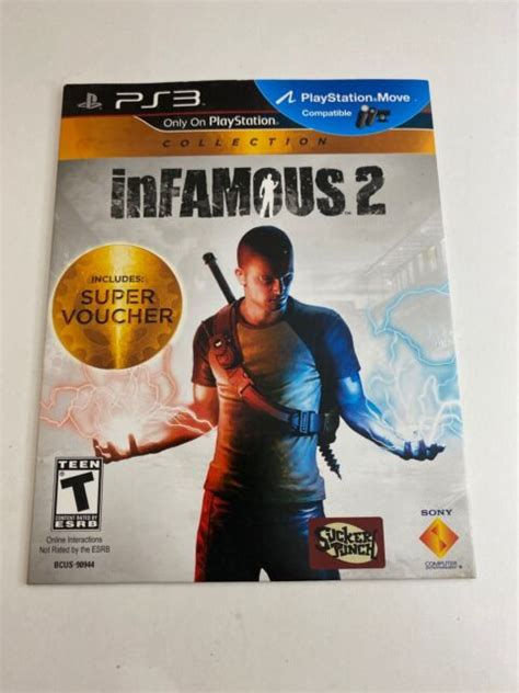 Infamous 2 Collection Playstation 3 Ps3 In Promo Sleeve Ebay