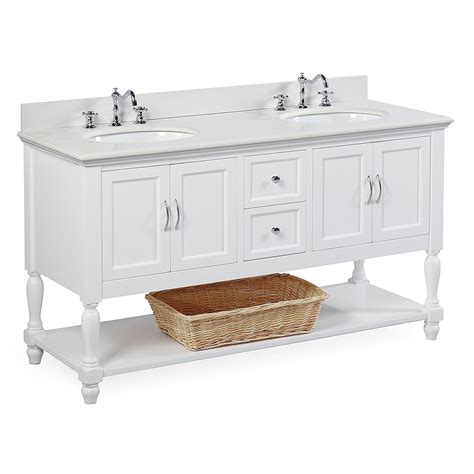 Browse a large selection of bathroom vanity designs, including single and double vanity options in a wide range of sizes, finishes and styles. Beverly 60-inch Double Sink Bathroom Vanity | Domestic ...