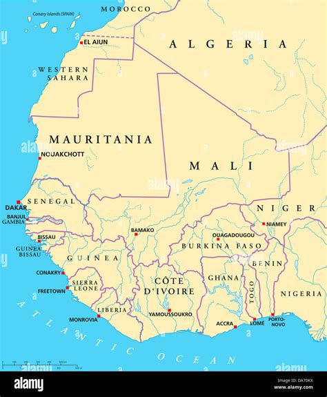 Inhalar Etna Escoger West Africa Map Grava Gárgaras Tiza