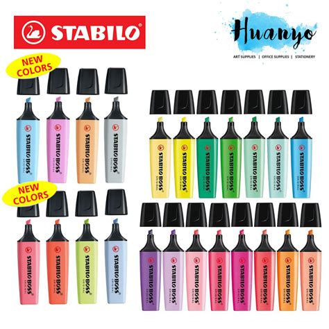 Stabilo Boss Original Fluorescent Pastel Highlighter Highlight Pen