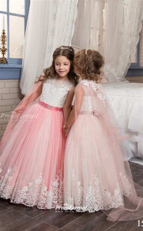 Tulle Lace Princess Illusion Sleeveless Dresses For 10 Years Olds