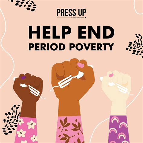 Help End Period Poverty Press Up Group