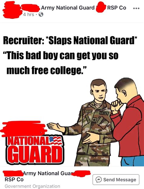 Local National Guard Recruiters Trying Painfully Hard To Keep Up With