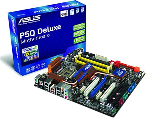 Asus P5q Deluxe Lga775 Intel P45 Ddr2 1200 Atx Motherboard Amazonca