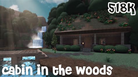 Cabin In The Woods Speed Build Roblox Bloxburg Tour Youtube