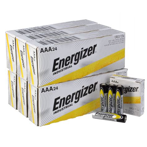 Energizer Industrial Aaa Alkaline Batteries 144 Pack