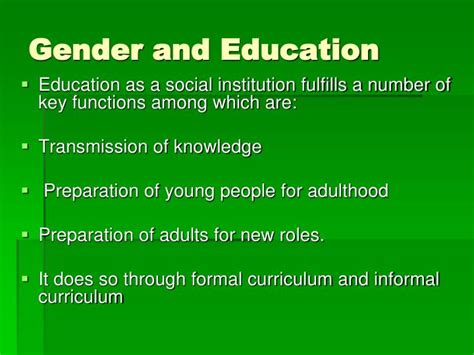 ppt gender and education powerpoint presentation id 1430137