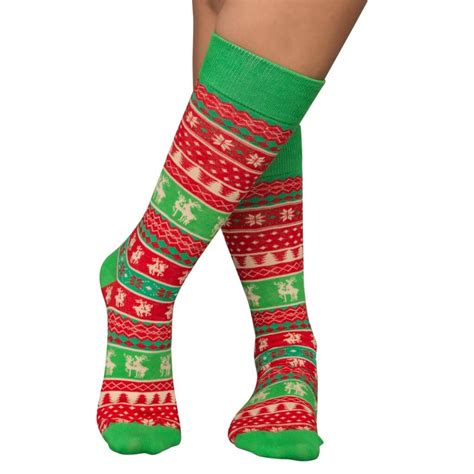 Humping Reindeer Ugly Socks Red And Green
