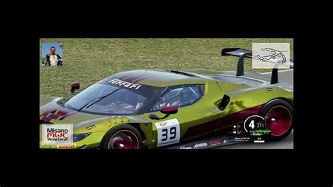 HOT LAP MISANO 1 33e7 ASSETTO CORSA COMPETIZIONE YouTube