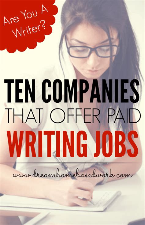 Are You A Writer Check Out 10 Sites That Offer Paid Writing Jobs