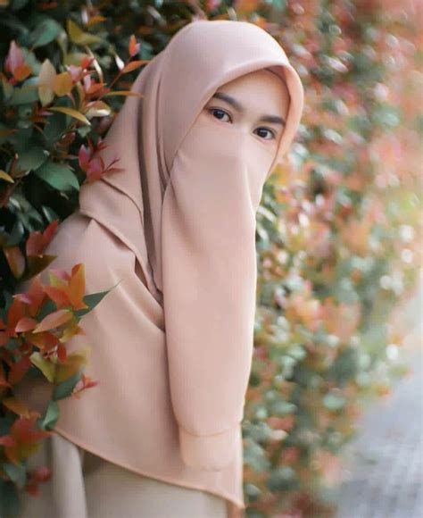 Gadis Bercadar Cantik Muslim Women Hijab Niqab Beautiful Hijab