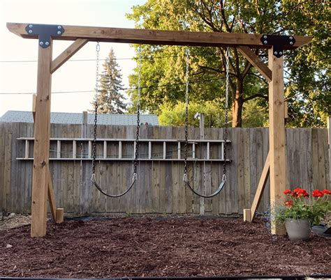 Simple Swing Set I Built For My Kiddo Rwoodworking