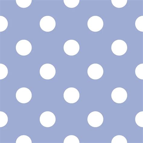 Vector Seamless Pattern With Huge Polka Dots On Retro Navy Blue