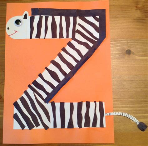 Z Is For Zebra Letter Z Crafts Alphabet Crafts