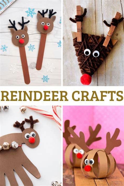 15 Reindeer Crafts For Kids Made With Happy