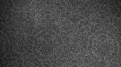 Download 1920x1080 Dark Grey Damask Pattern Wallpaper