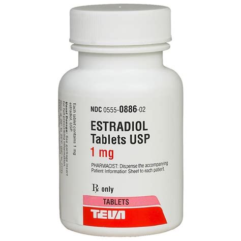 Estradiol 1mg Per Tablet