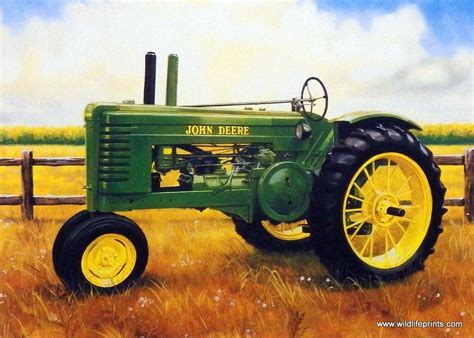 18 luxury ausmalbilder traktor massey ferguson inside kleurplaat. Artist Charles Freitag Unframed Tractor Print John Deere Tractor 1995 | WildlifePrints.com