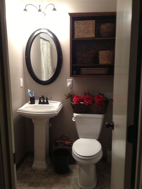Small Bathroom With Pedestal Sink Tub And Shower Storage Over Toilet Google Search Small