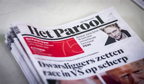 Het Parool An Innovative Newspaper News Paper Design