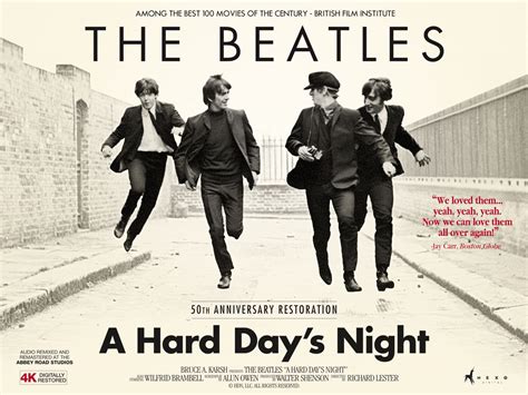Película A Hard Days Night De The Beatles Se Proyectará En Lima