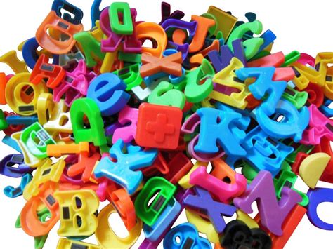 Muti Magnetic Letters Numbers And Shapes 190 Piece Lot Various Sizes