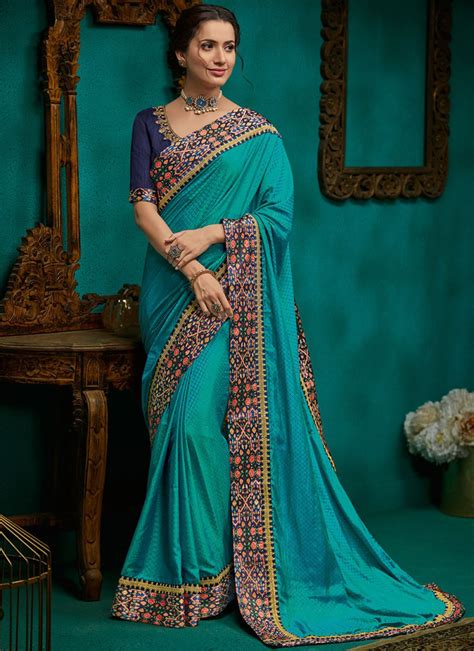 Buy Poly Silk Traditional Saree Online 127600