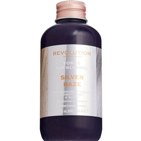 Revolution Haircare Tones For Blondes Non Permanent Colour Conditioner And Gloss Silver Haze 150ml