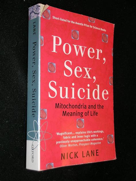 Power Sex Suicide Mitochondria And By Lane Nick