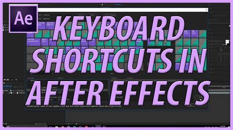 How To Change Keyboard Shortcuts In Adobe After Effects Cc