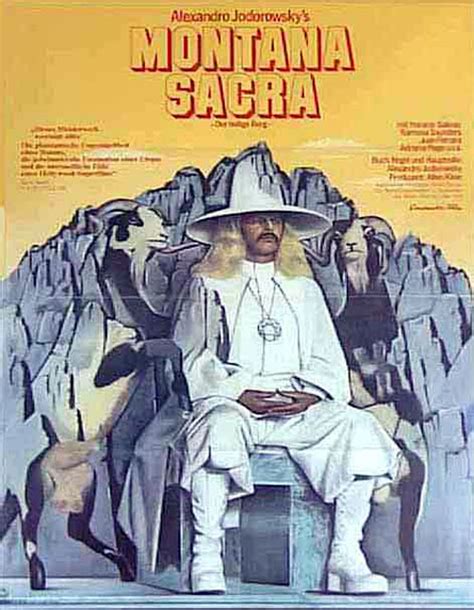 affiche cinéma n°6 de la montagne sacrée 1973 scifi movies